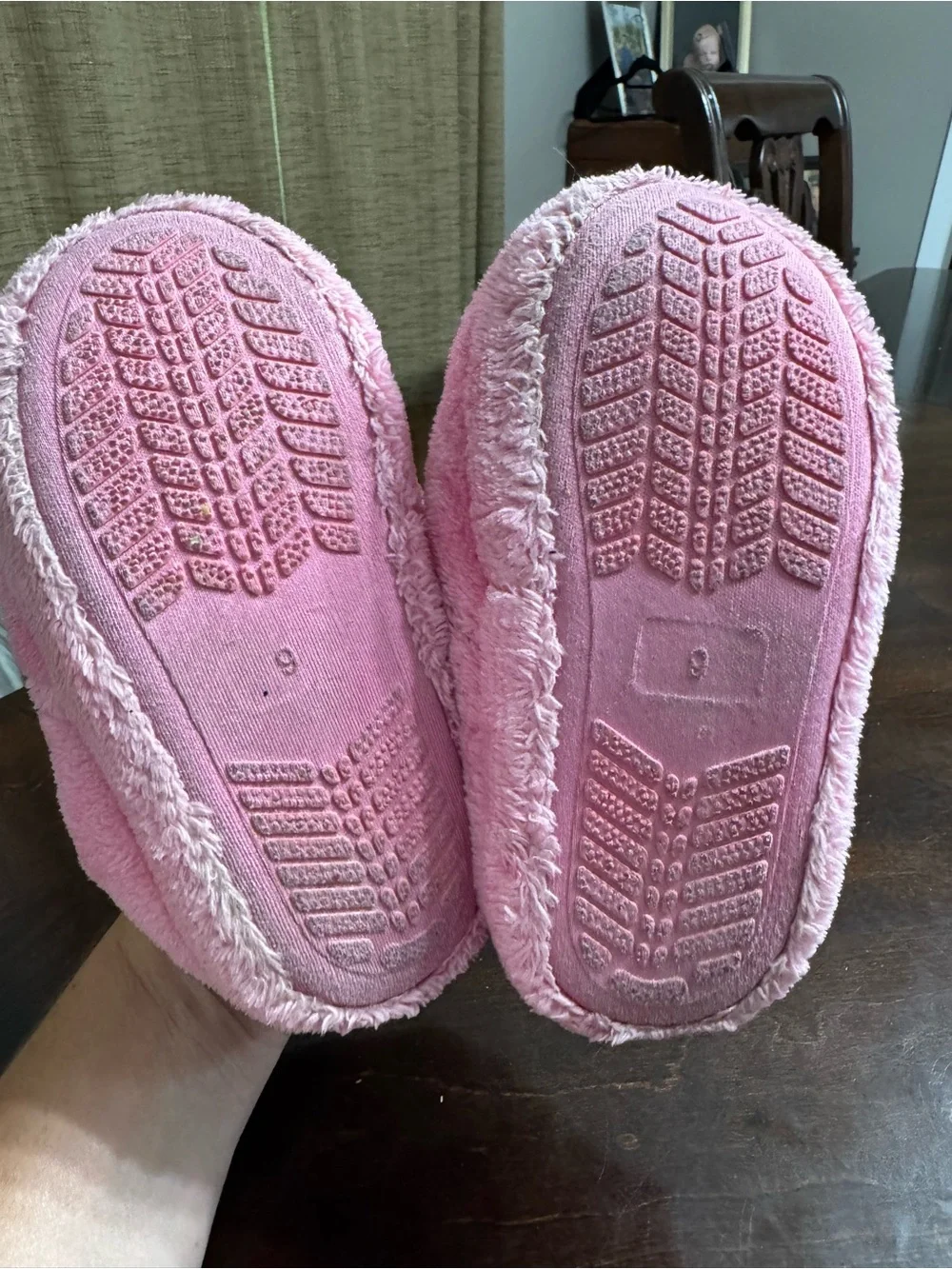 next Pink Peppa Pig Plush Kids Slippers
